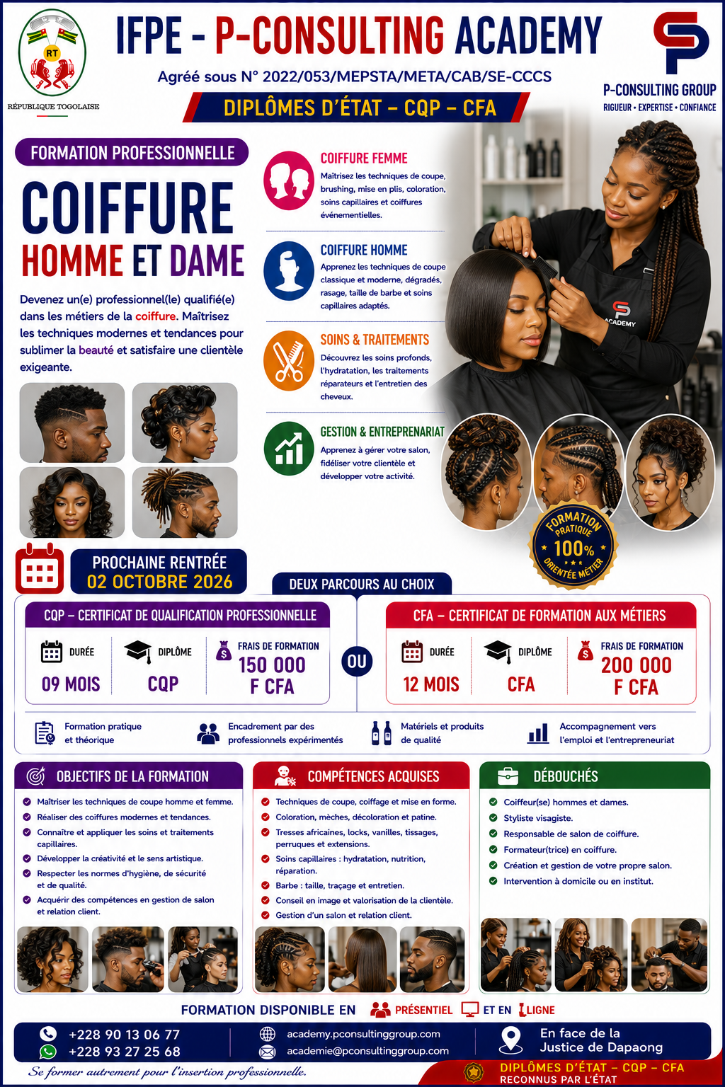 Affiche — Coiffure Homme et Dame