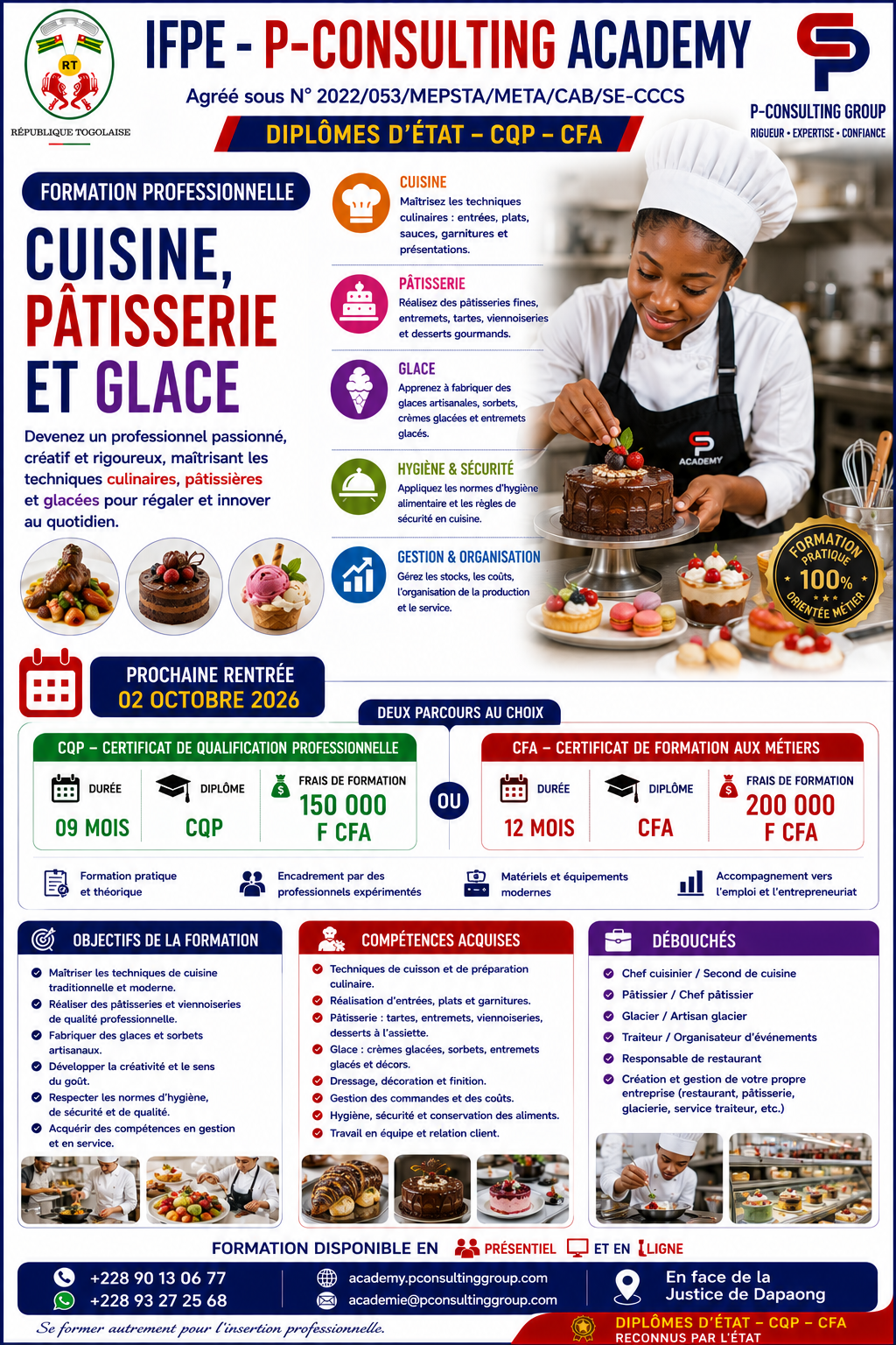Affiche — Cuisine, Pâtisserie et Glace