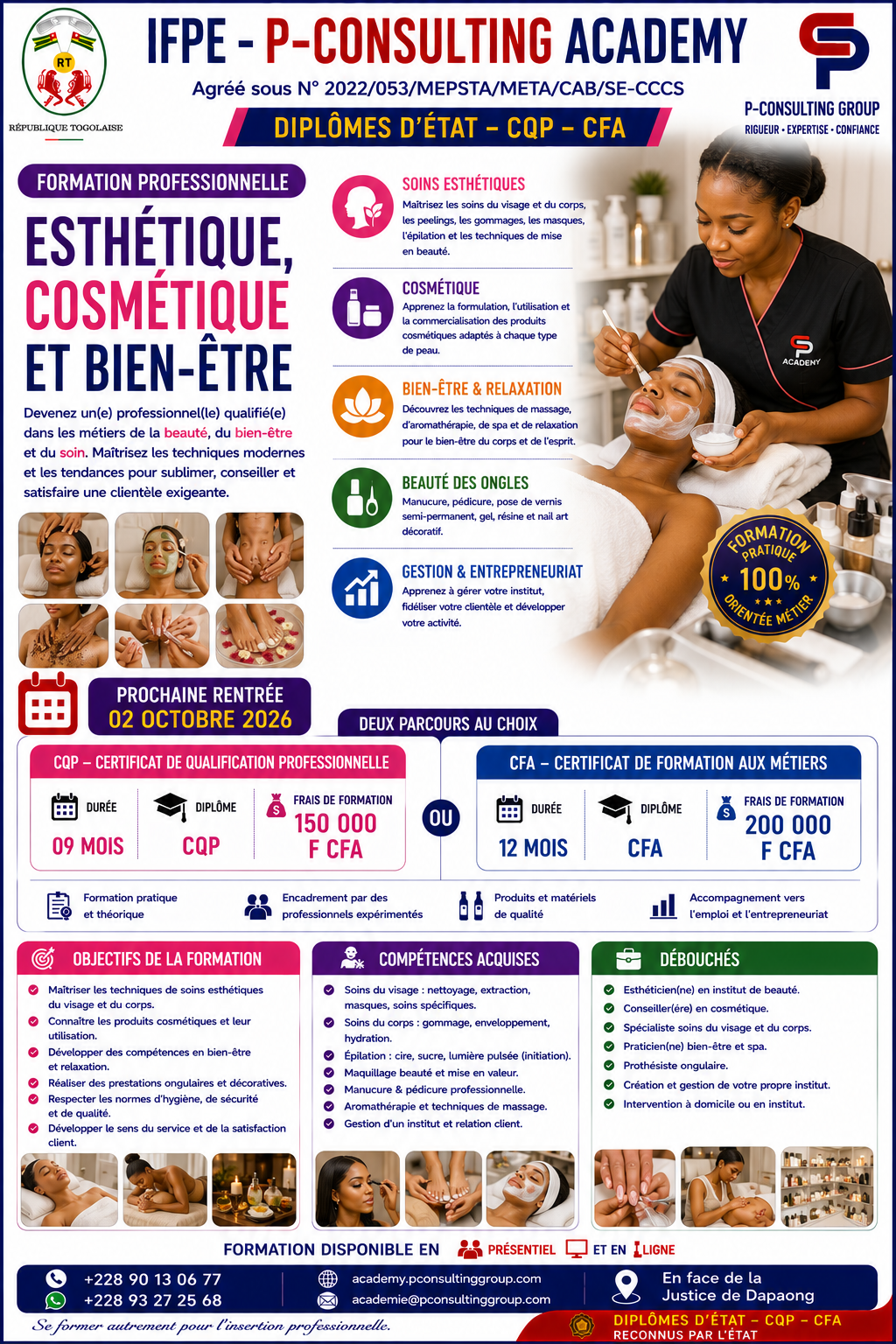 Affiche — Esthétique, Cosmétique et Bien-être