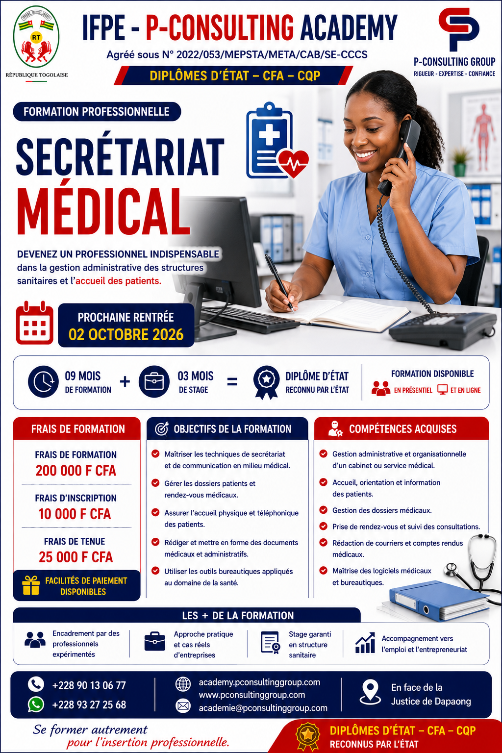 Affiche — Secrétariat Médical